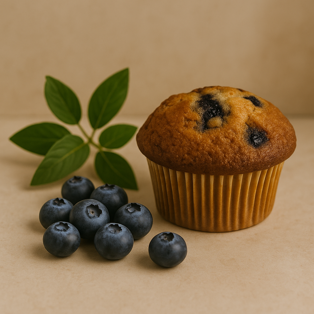 Blueberry Muffin candle and melts with bakery styling – Zenvi Boutique