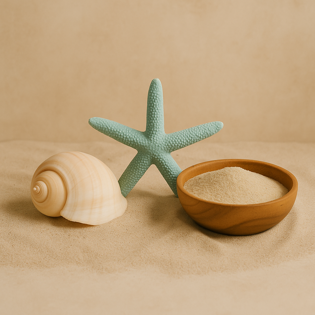 Life’s a Beach candle, melts and diffuser with shells – Zenvi Boutique