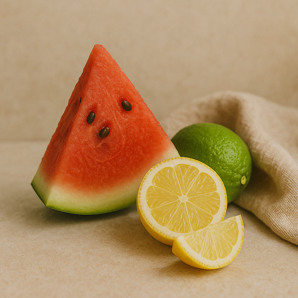 Watermelon Lemonade candle and melts with lemon wedges – Zenvi Boutique