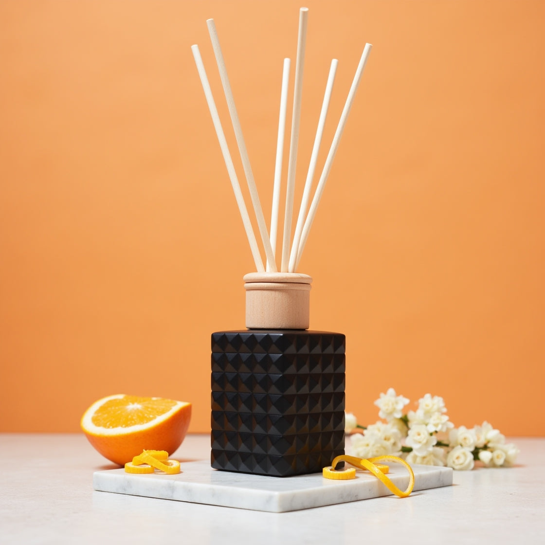 Muddin Diffusers Mimosa & Mandarin | Citrus Reed Diffuser | Zenvi Boutique